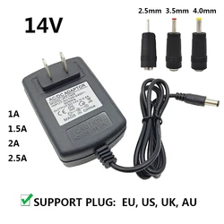 14V AC TO DC Adapter Power Source Converter 220V TO 14 Volt 1A 1.5A 2A 2.5A Switching 14V Power Supply Transformer 5.5mmx2.1mm
