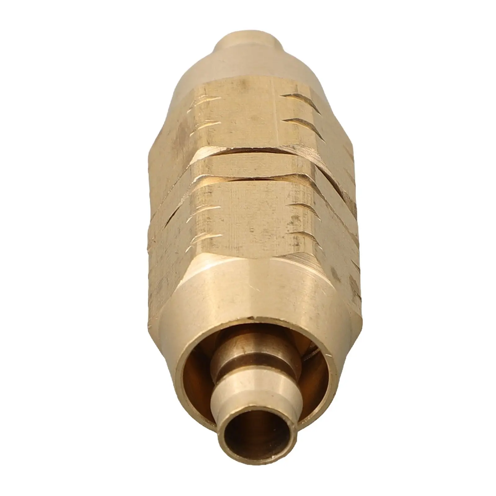 High-Pressure Agricultural Spray Pipe Connector Constructed Entirely from Copper for Reliable Water Flow and Long-Term Field Use