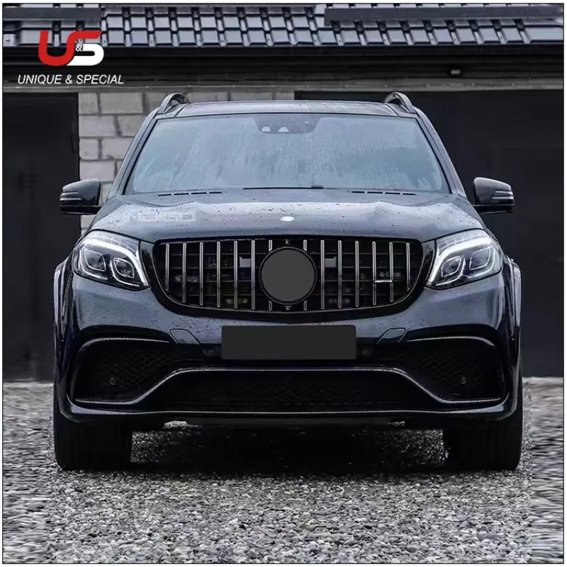 Manufaktur Upgrade Body Kit Für Mercedes-Benz GL X166 (2013-2015) Upgrade Auf GLS63 (2016-2019) Old To New Model Bumpers Fender