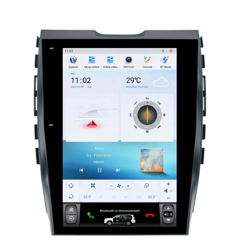 راديو سيارة أندرويد 11 مقاس 13.6 بوصة لسيارة Ford Edge 2015-2019 نظام ملاحة GPS مع Carplay Dsp 4G Google Play