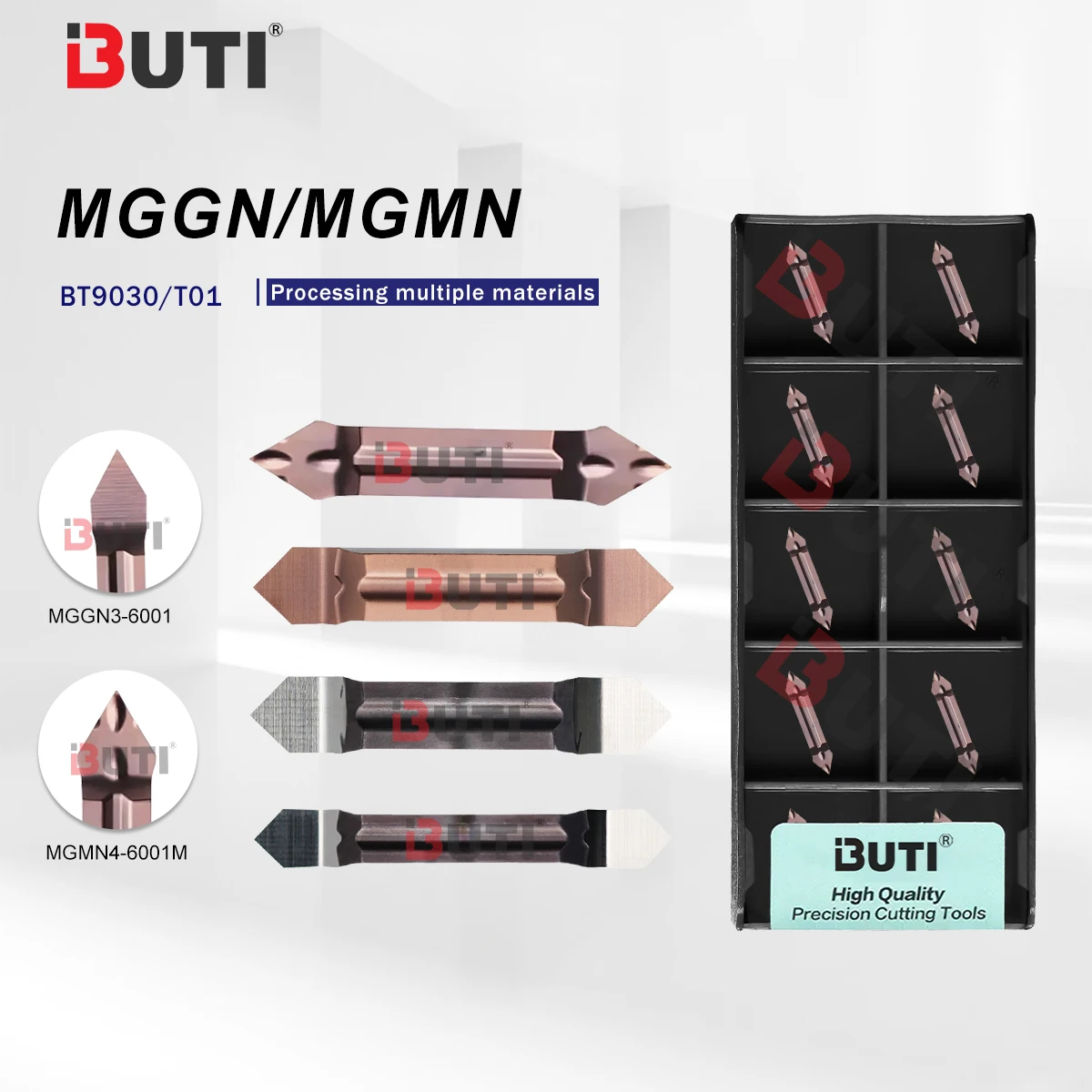 

CNC Lathe Grooving Insert MGGN 90 Degree Slotted Inserts MGGN300-90 MGGN400-90 MGGN3-6001 MGMN4-6001M Threaded Grooving Blades