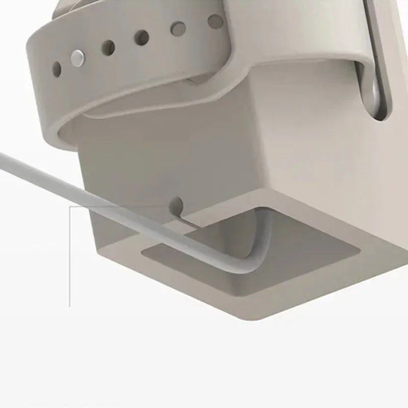 애플 워치용 실리콘 스탠드 충전 도크 거치대, 레트로 컴퓨터 패턴, 나이트 스탠드 키퍼 브래킷 베이스, 7, 6, 5, 4, iWatch 3, 2, 1