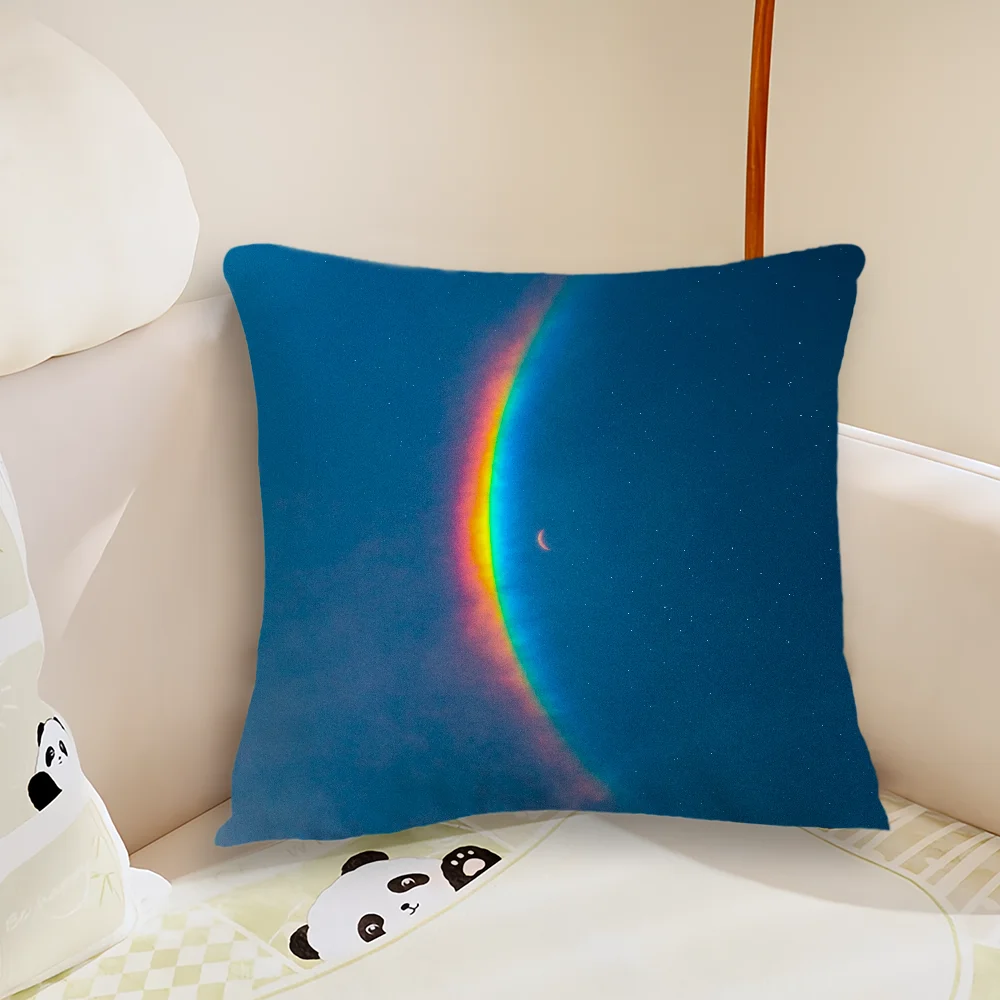 Band C-ColdplayS Moon Music Pillow Case Living Room Sofa Cushion Cover Suitable For Home Bedroom Room Decoration