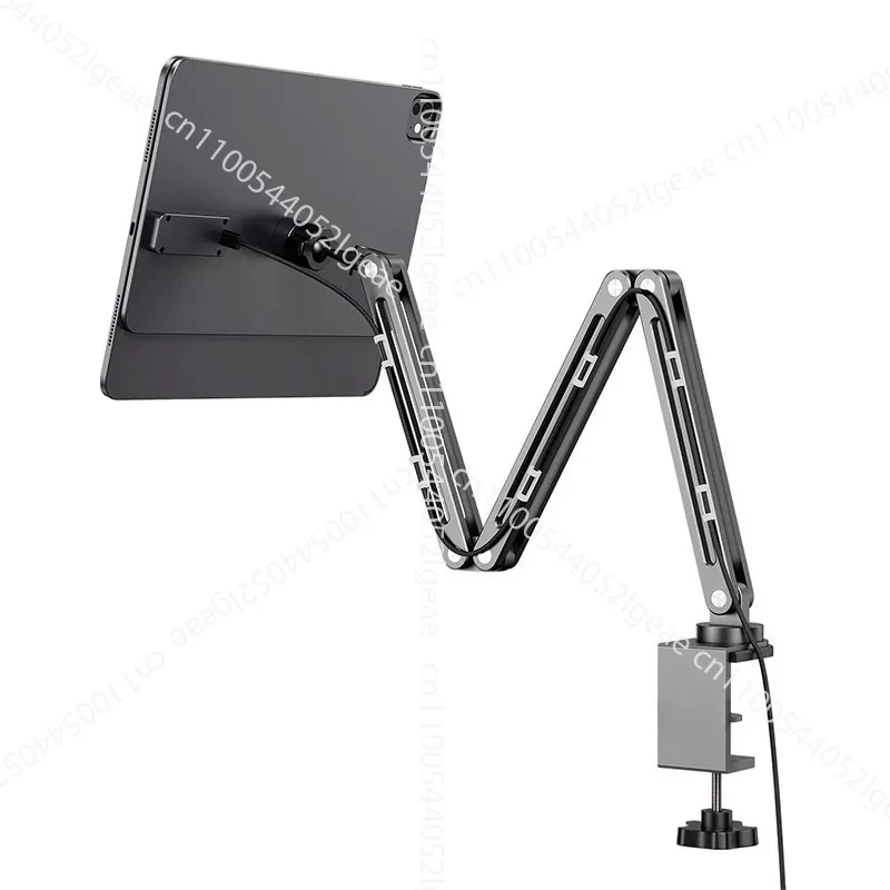 Magnetic Wireless Charger Stand for  Pro M5 M4 13/12.9/11/M2  Air 5/4 Foldable Arm Holder Aluminum Alloy Stand