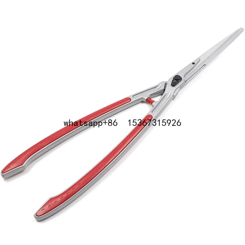 

Extended red rubber aluminum hedge clippers lawn clippers gardening tools