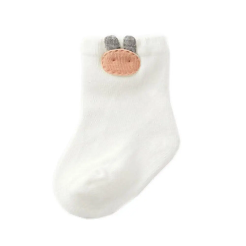 3Pairs Kawaii Rabbit Baby Cotton Socks Radish Strawberry Toddle Short Tube Socks Cute Autumn Spring Newborn Cartoon Socks Toddle