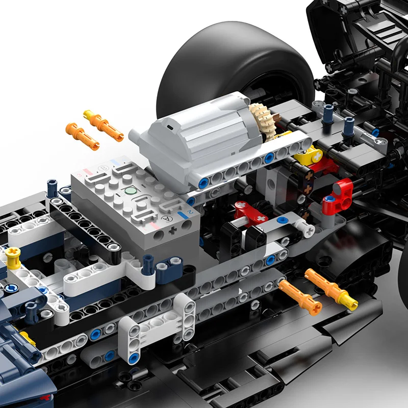 1:8 เทคนิค F1 Redbull RB19 # 1 เวอร์แซปเพน # 11 Perez Racing Formula Building Block รุ่น MOC RC รถอิฐของเล่นและ 1:24 Scale