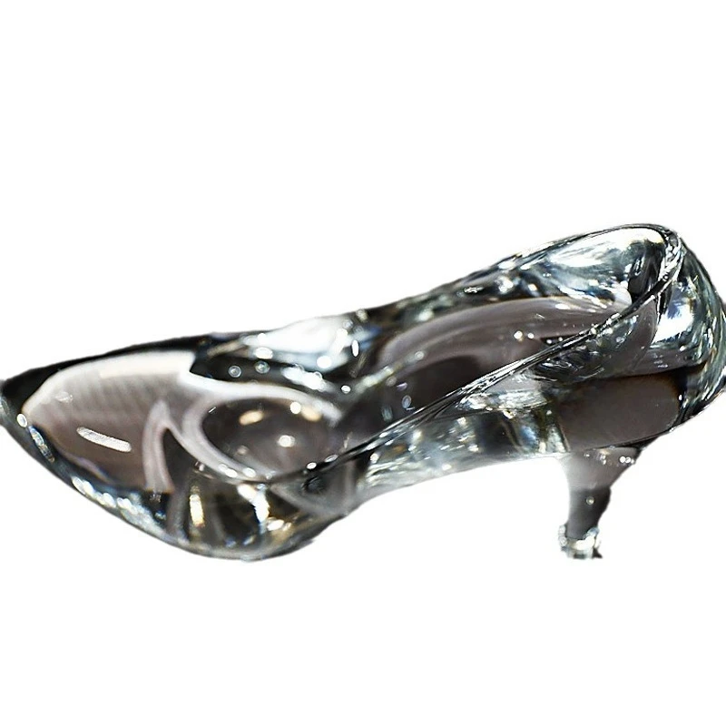 

Crystal glass shoes, high-value birthday gifts, home decoration ornaments