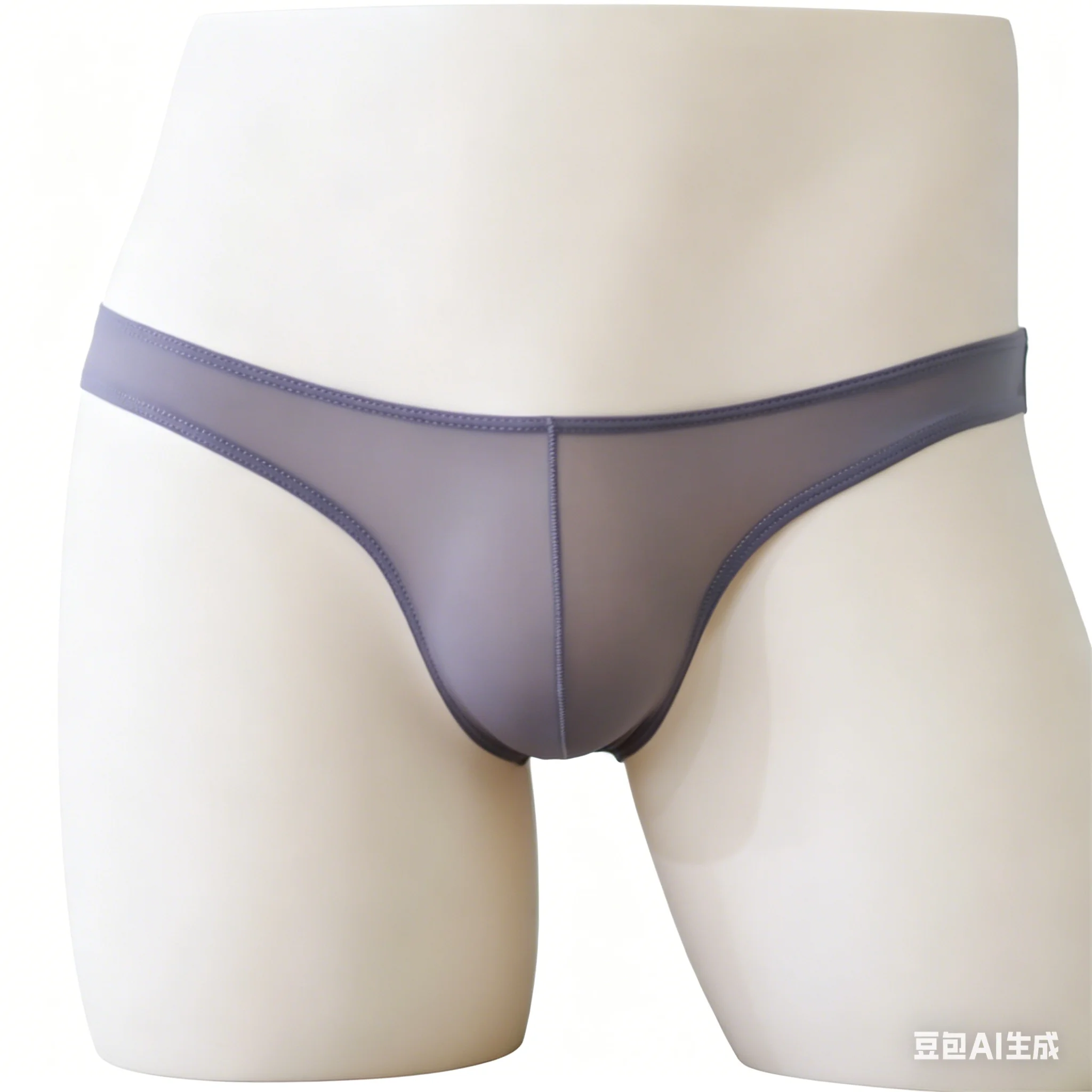 Men Ice Silk Briefs Invisible Sheer Transparent Low Rise Seamless Nude Feel Thin Comfort Summer Male Underwear