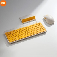 Xiaomi 2.4GHz Bluetooth Dual Mode Multi Device Connection Portable Keyboard Brandy Tone With Split Device Support Holder