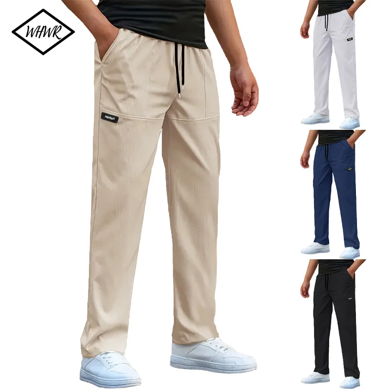 

Men's Casual Fashion Breathable Sweatpants Outdoor Comfortable Streetwear Sportswear Straight Long Spring Joggers Male Clothing