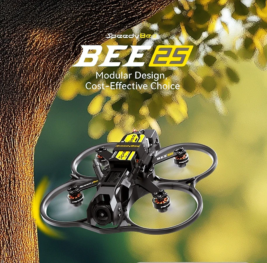 SpeedyBee Bee25 2.5 inch Frame Kit Bluetooth Parameter Duct Whoop RC FPV Racing Drone Parts Suitable for O3 HD VTX25x25mm