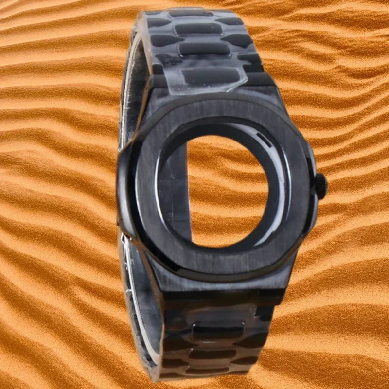 サファイアクリスタル時計ケース,nh35,nh38,nh36,シルバー,ブラック,フィット,29.7mm, 30.5mm,ppダイヤル,39mm,アクセサリー