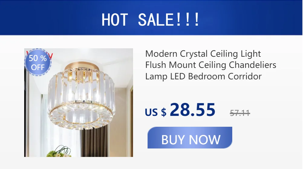 Modern Crystal Ceiling Lamp Led Hanging Lights Home Appliance Dining Room Nordic Loft Chandelier Bedroom Bedside Decora Fixtures