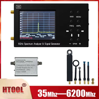 SA6 portable spectrum analyzer touch screen WIFI near-field probe antenna RF 6GHz low-noise signal generator PC control battery