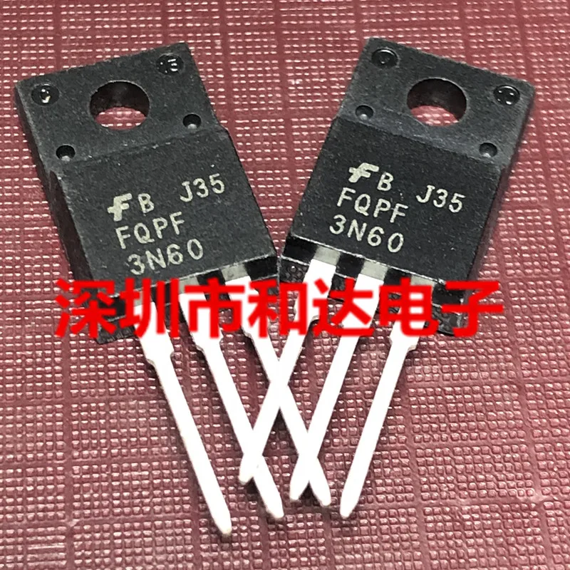 (5piece) FQFP3N60 3N60 TO-220F 600V 3A / FMV07N90E 07N90E 900V 7A / DPG20C300PN 300V 20A / D1264A 2SD1264A 200V 2A TO-220F