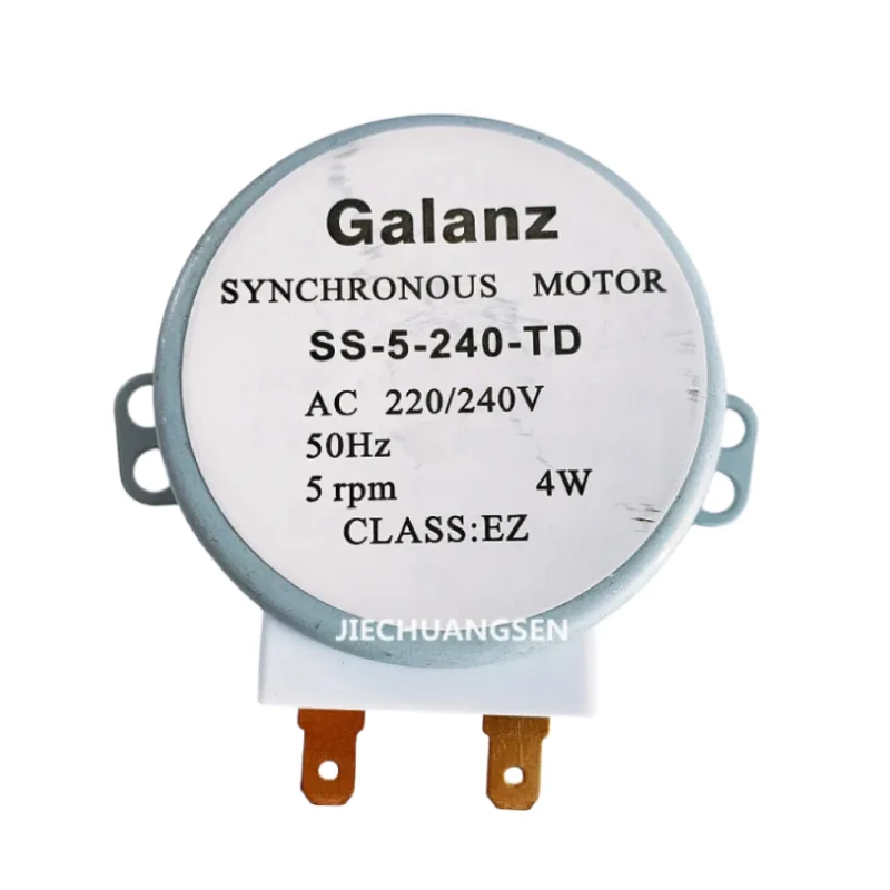 Apply To Microwave Turntable Synchronous Motor SS-5-240-TD 220V Semicircular D-shaft Rotary Motor AC 220/240V 50HZ 5rpm 4W