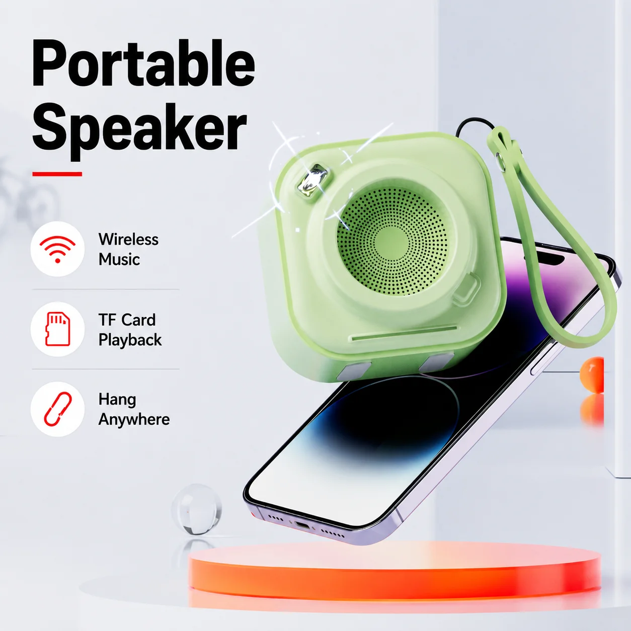 Outdoor Camping Videos - Mini Przenośny Głośnik Bluetooth Bezprzewodowy Subwoofer