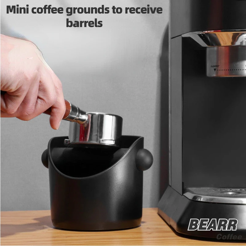 

Semi Automatic Coffee Machine Mini Powder Bucket Slag Box Thickened Plastic Household Coffee Round Powder Bucket Storage Tool