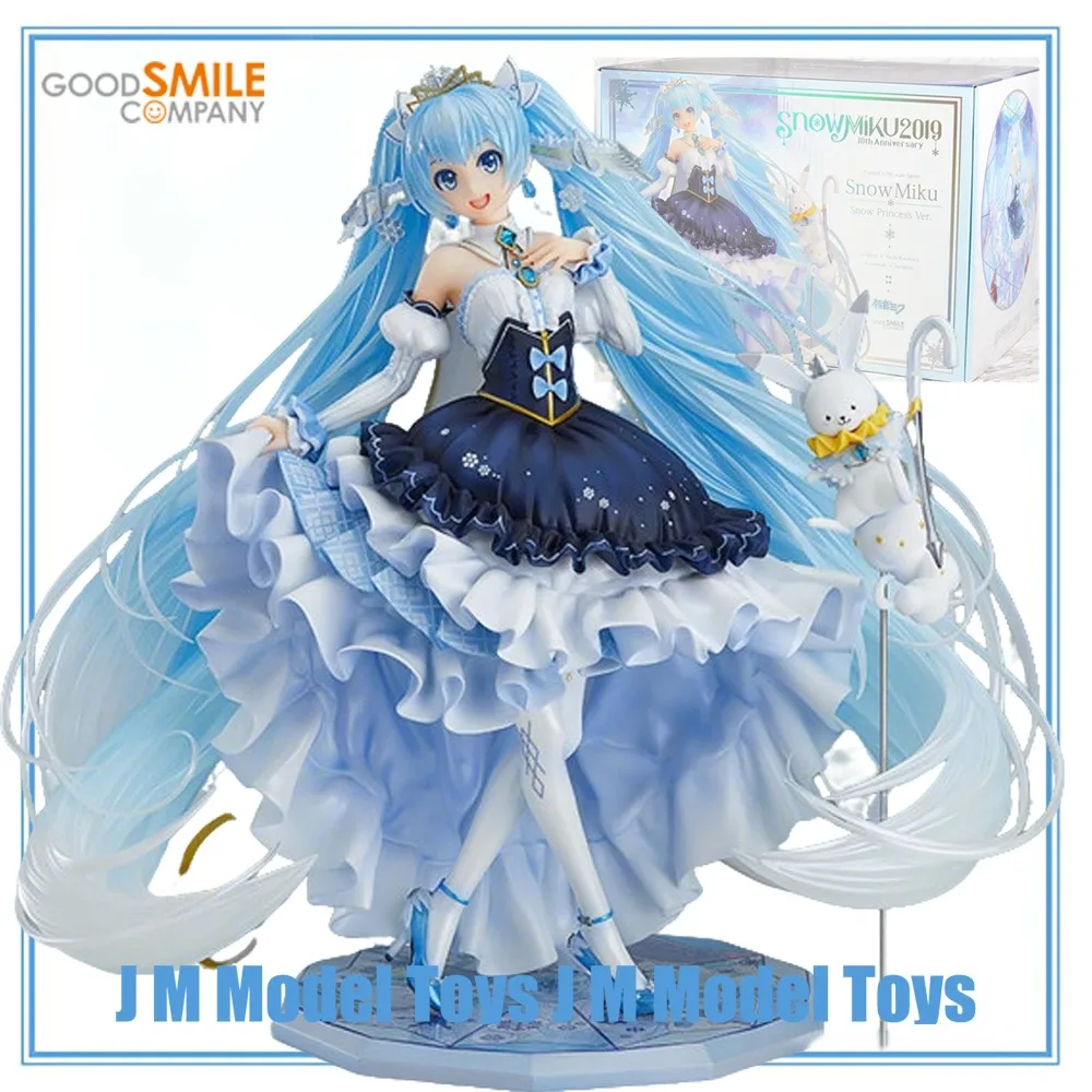 【JM】100% Original in Stock Good Smile Company Vocaloid Rabbit Yukine Snow Princess Ver. Collection Series 1/7 Model Toys