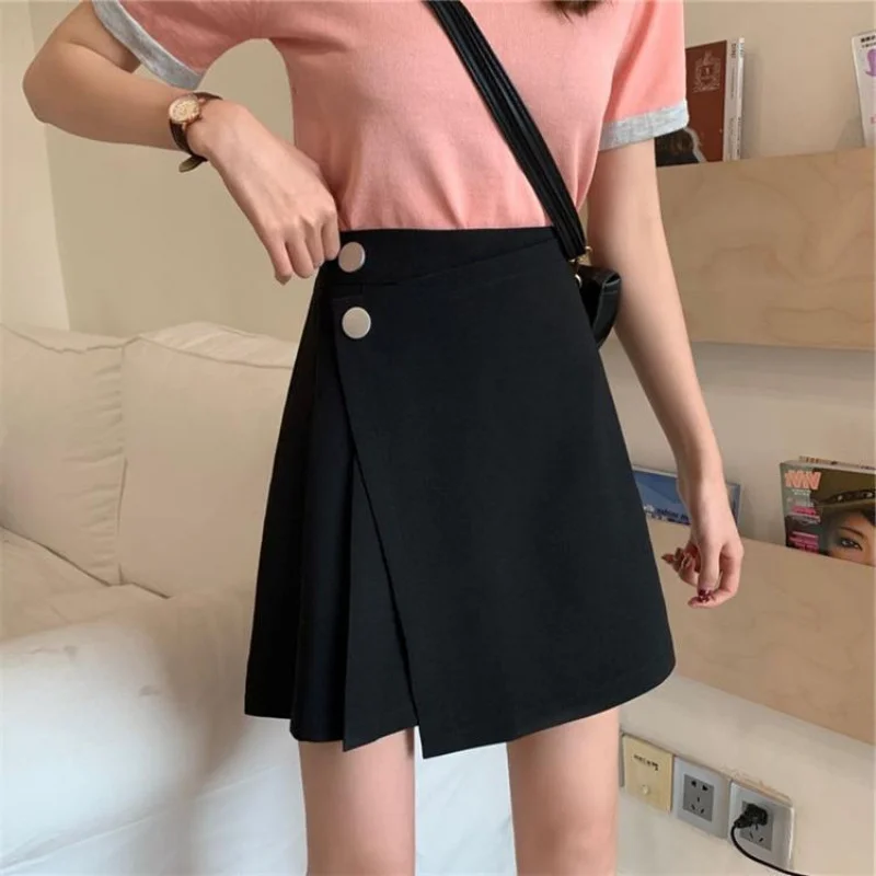 

Minimalist Women's Summer Skirt2024New High-Waisted PetiteaHalf Skirt Hot Girl Outfit Bodycon Short Dress