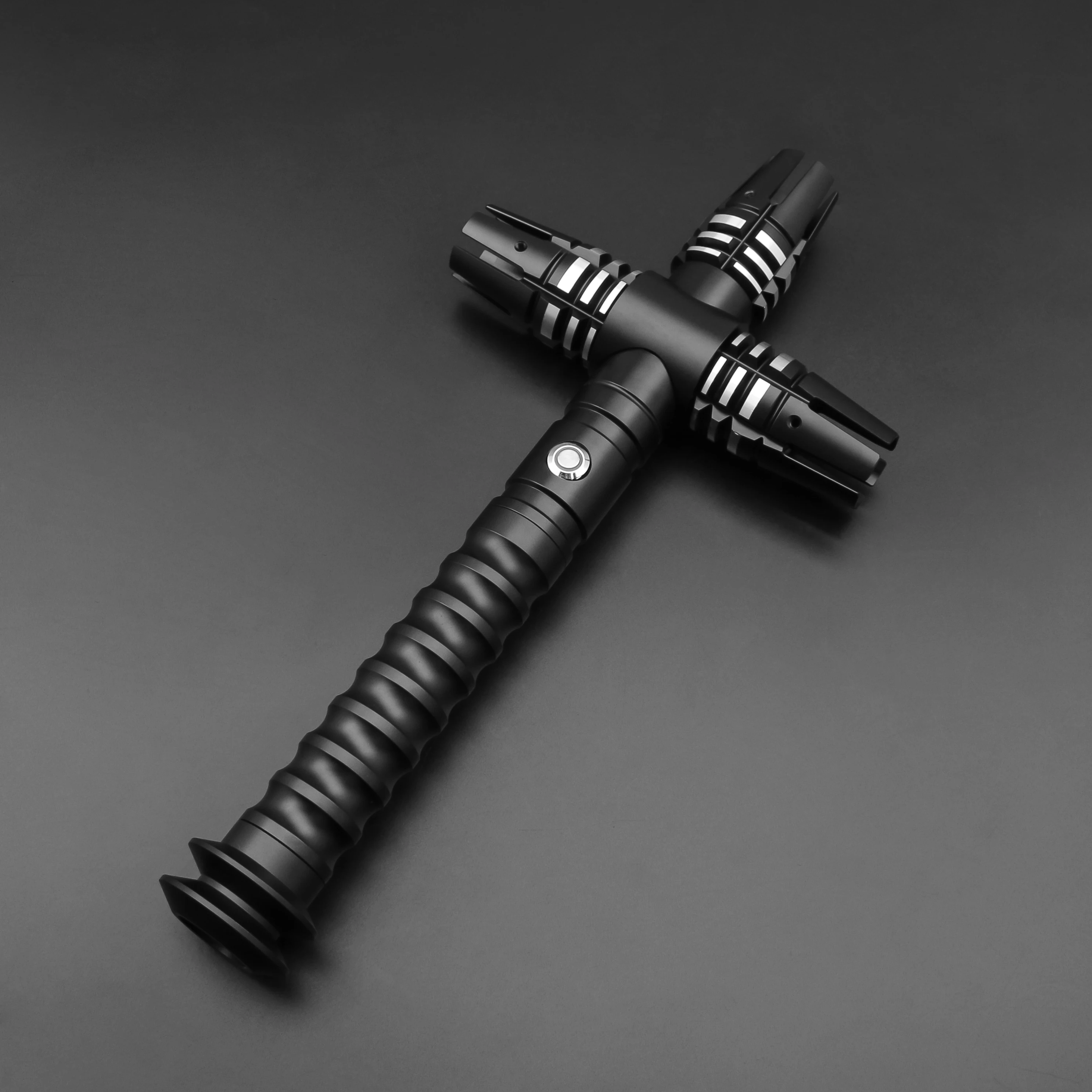 TXQSABER-sabre de luz pesado duelo com metal Hilt e Cruz Laser Sword, brinquedos cosplay para crianças, balanço suave, 12 sons de mudança de cor, 16