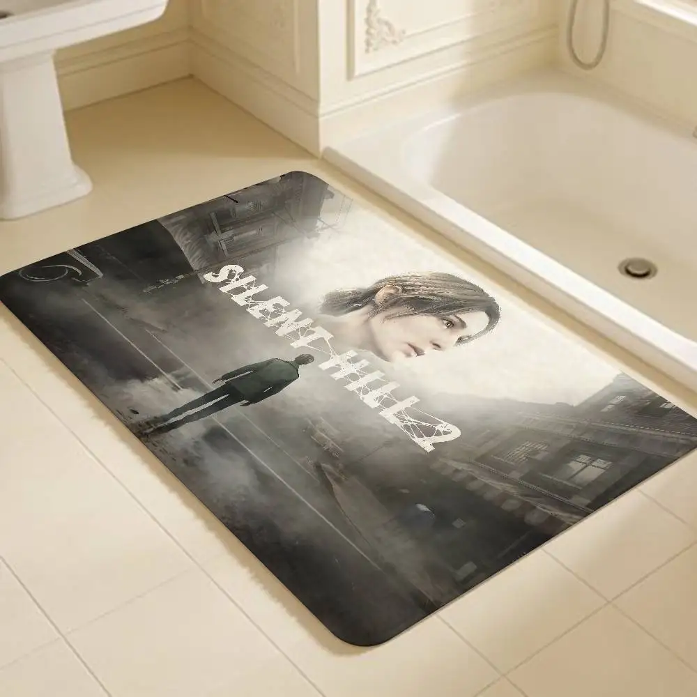 Horror Game S-Silent H-Hill Entrance Door Mat Nordic Style Home Doormat Bathroom-Toilet Mats Bedroom Hotel Decor Mat