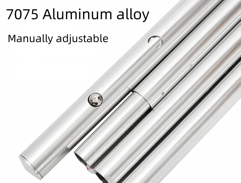 Asta Gear 1 stücke 7075 Aluminium legierung ausziehbare Stange Outdoor Camping Stütz stange Zelt Zubehör – Detail 1