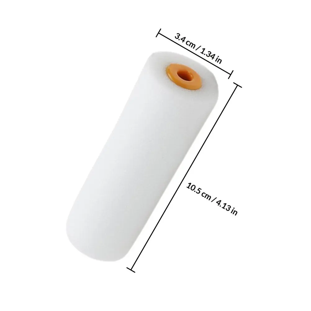 12Pcs Foam Paint Roller Covers Mini High Density Paint Rollers Efficient Small Rollers for Walls Ceilings Cabinets Doors