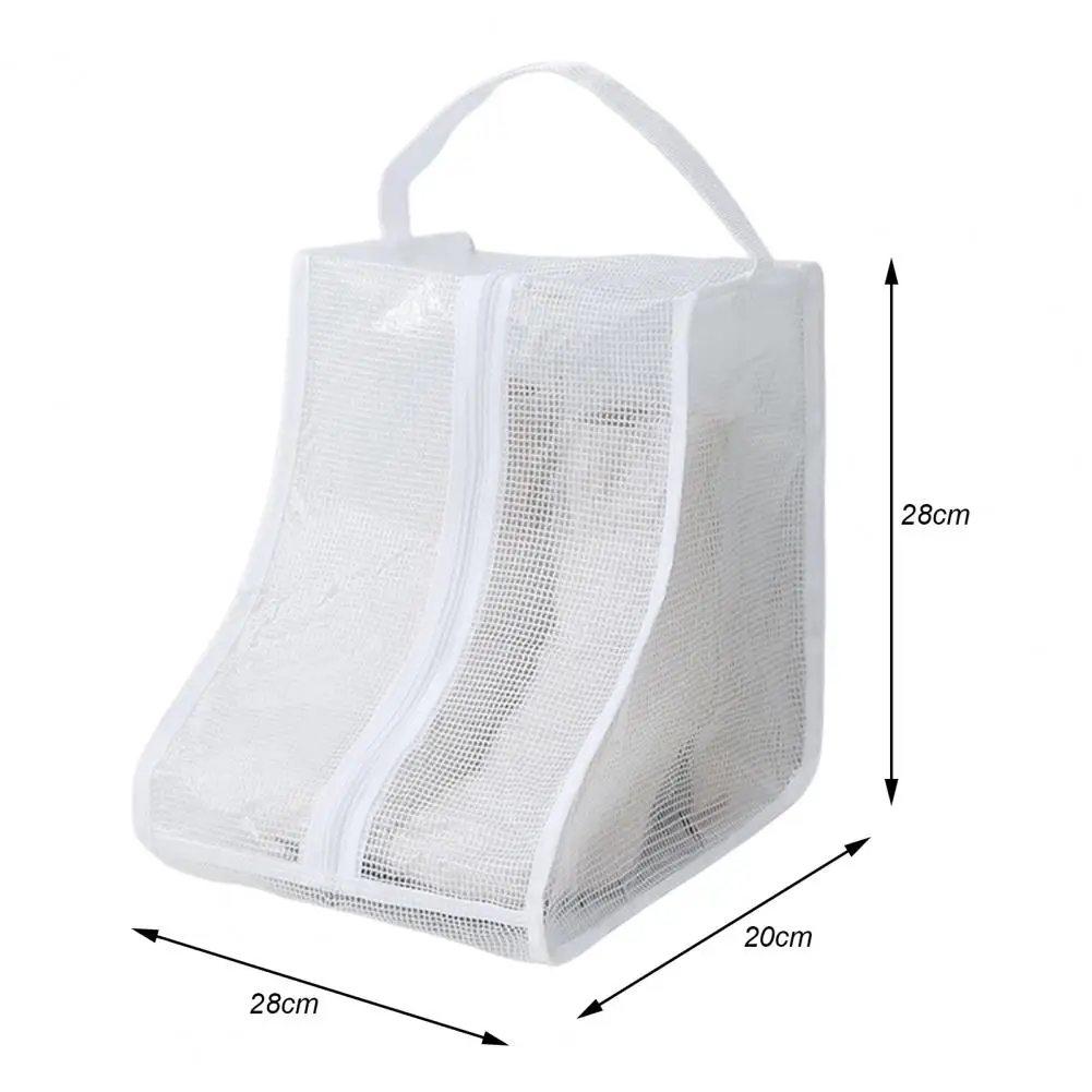 1Pc 28/50cm Boot Organizer Dust-proof Waterproof Space-saving Visible Handle Design Shoe Storage Pouch Bags Household Supply