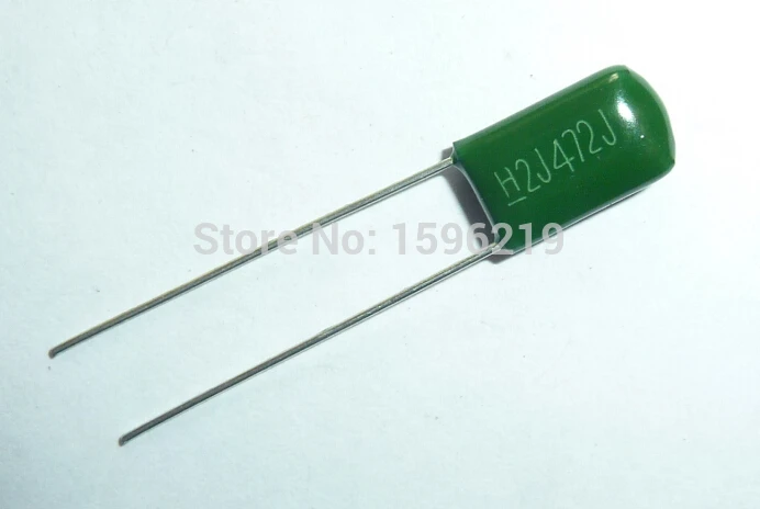 10pcs Mylar Film Capacitor 630V 2J472J 4700pF 4.7nF 2J472 5% Polyester Film capacitor