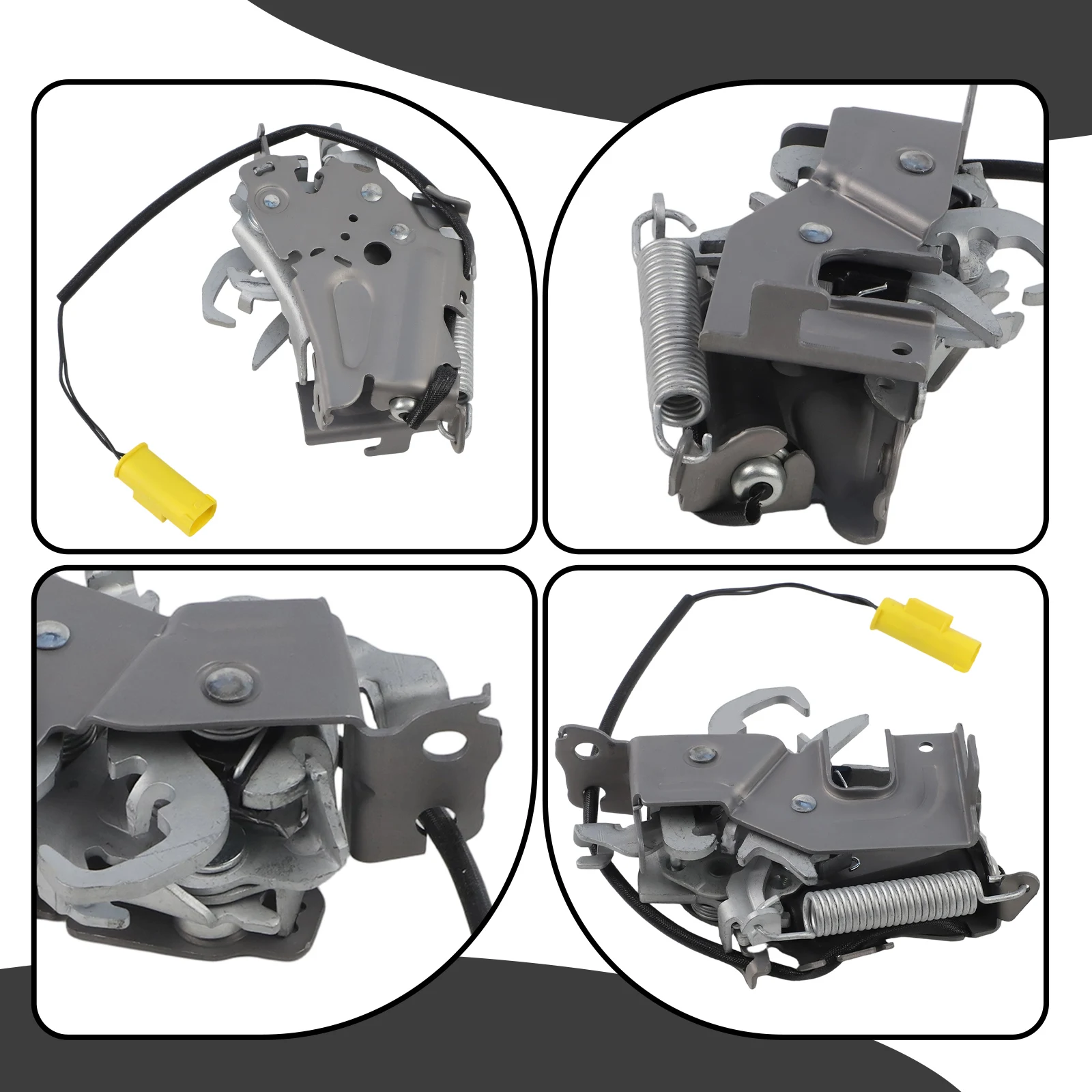 

Bonnet Lock Replacement Silver Front Right Bonnet Lock High Universality Fitment NO Metal Material Non-Deformation