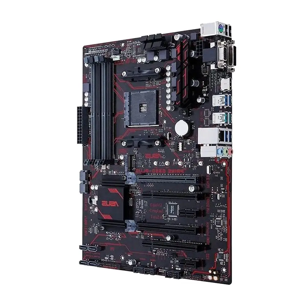 Imagem -04 - Placa-mãe Asus Prime B350 Plus para Ryzen 5700x 5700x3d 5800x3d Am4 Placa-mãe para Ryzen 5600 5600g 5500 3600 5600x