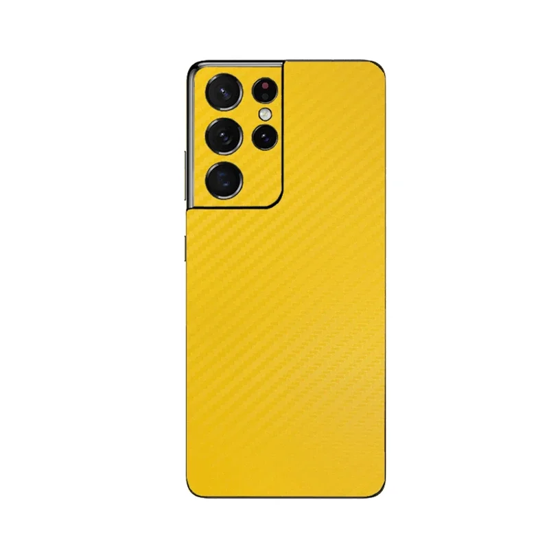 3D Carbon Fiber Phone Back Sticker For SAMSUNG Galaxy S24 Ultra S23+ S22 Note 20 Ultra S21 Plus S20 FE Note 10+ S10 S9 Plus Film