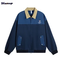 Womens Workwear Jacket 2025 Women Japanese Vintage Fashion Outdoor Clothes Outerwears Designer Luxury Women's Clothing Promotion