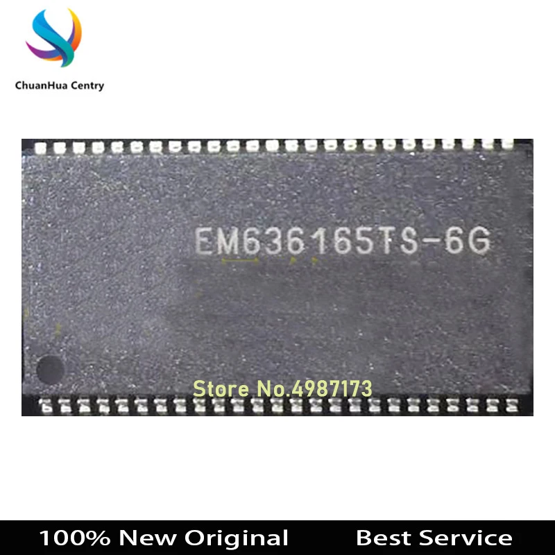 

20 Pcs/Lot EM636165TS-6G TSOP50 100% New Original In Stock