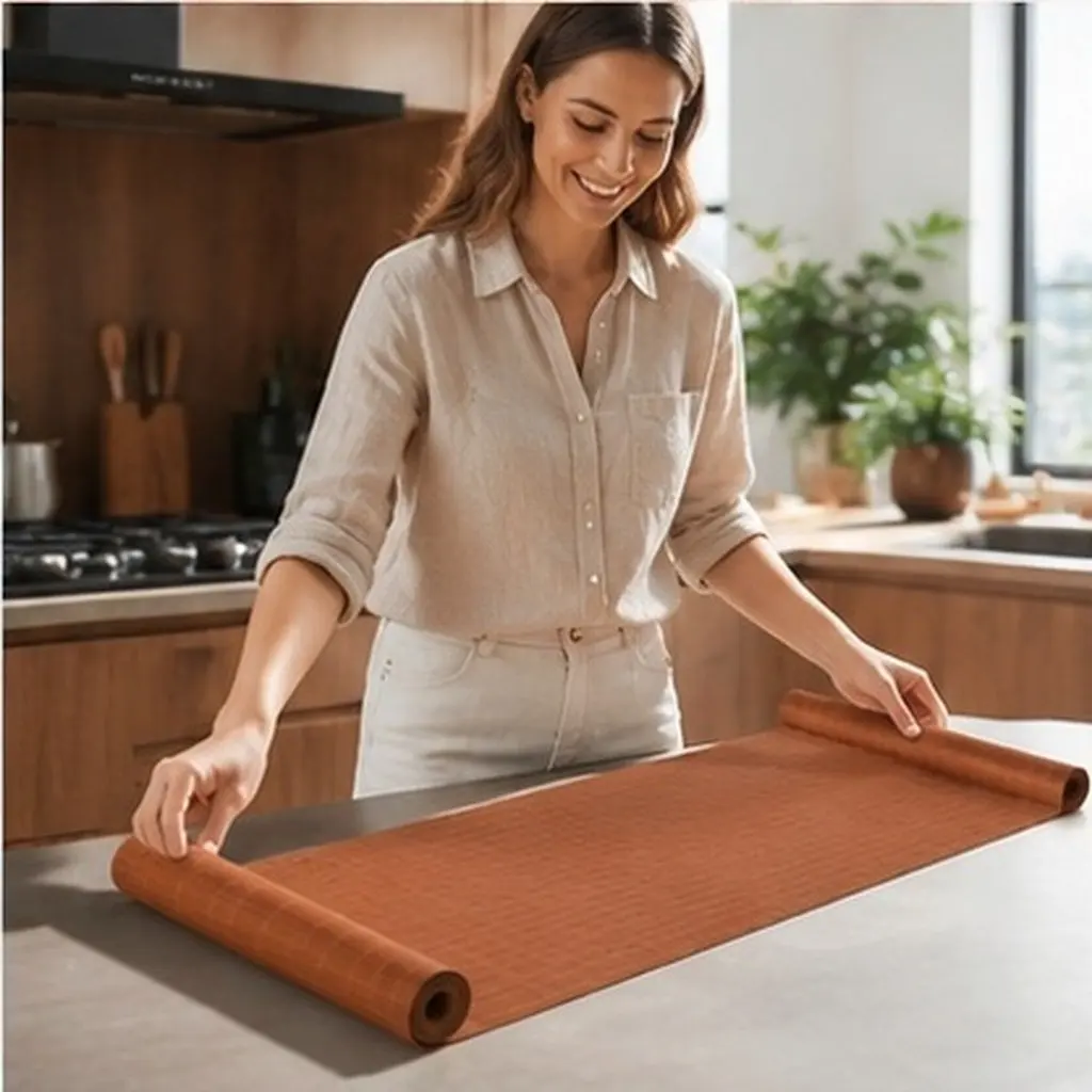Bamboo Table Mat Roll Heat Resistant 2M Length 30Cm Wide Table Protector Kitchen Bar Party Dining Cover