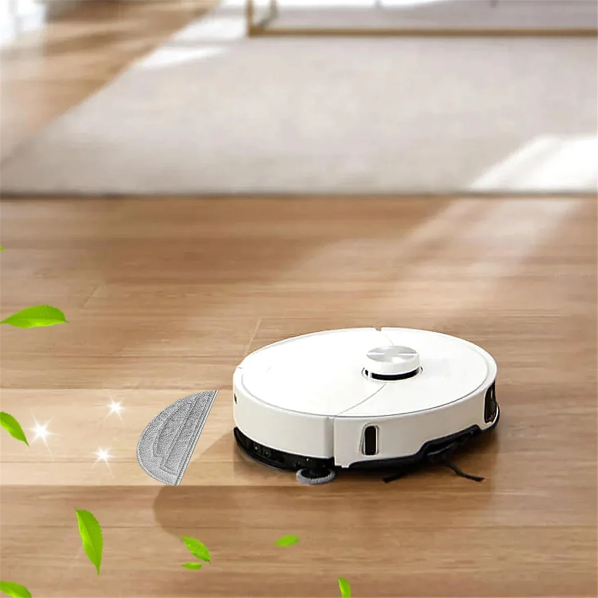 6Pcs Mopping Cloths Replacement Parts for Roborock S8 MaxV Ultra / S8 Max Ultra Robot Vacuum Cleaner Mop Pads