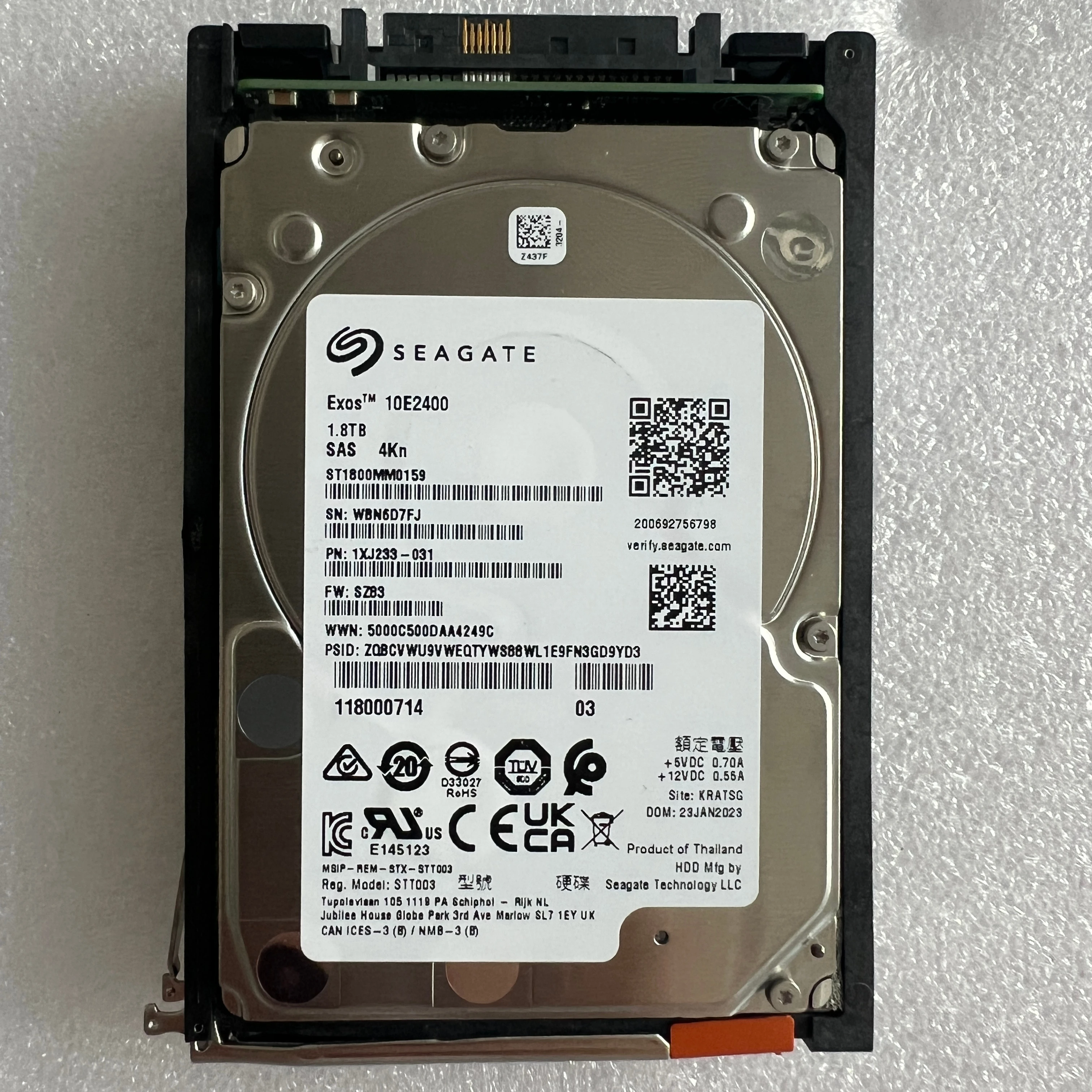 

D4-2S10-1800 DELLEMC 1.8TB SAS UNITY XT380 480 680 880 005053365 005053362 005053155 005053154 Emc Hard Drive