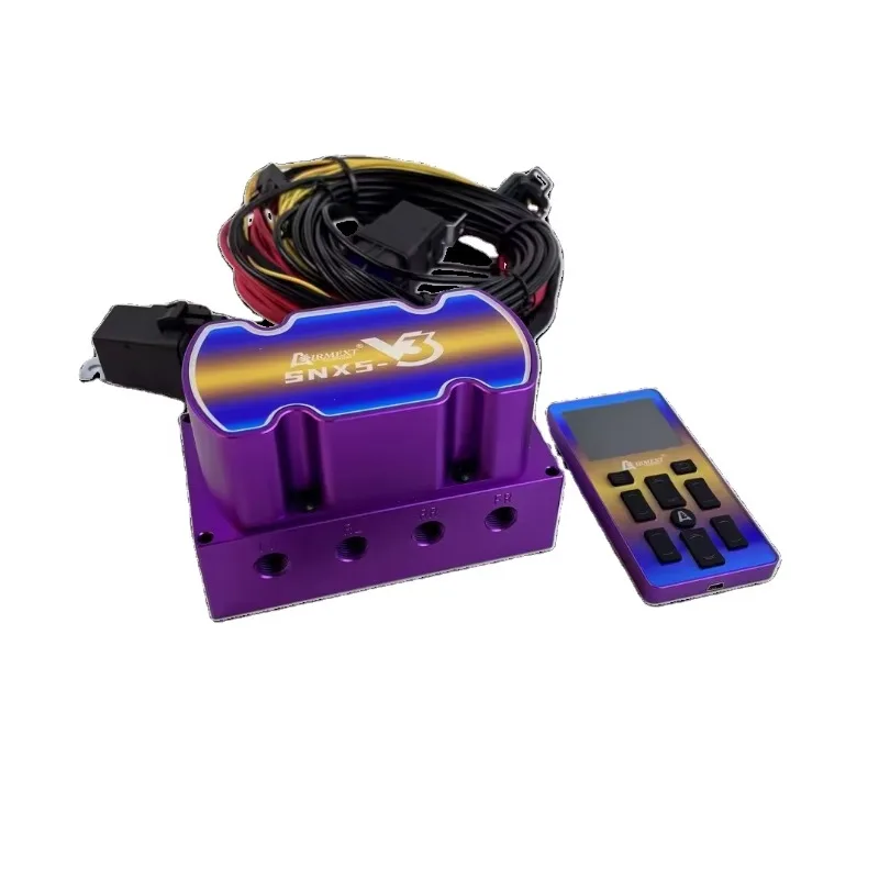 

AIRMEXT/SN X5 V3 (Purple)/air Management Top Grade Air Suspension System Electronic Control System/Controller for Any Car Model