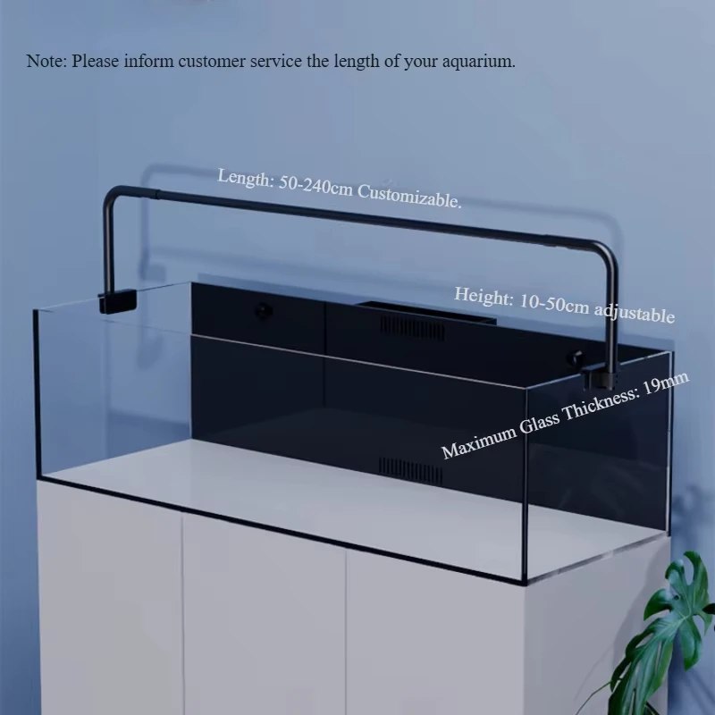 Fish Tank 60-240CM Customized Hanging Gantry for A7 A8 XR30 Coral Light Stand LED Light Hanger A8SE A8Pro A7SIII