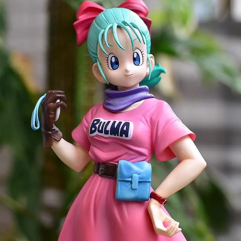 Dragon Ball Z Figures Glitter & Glamours Bulma Action Figure PVC Anime Model 26cm Tenkaichi Budokai Bulma Ornaments Toys Gifts