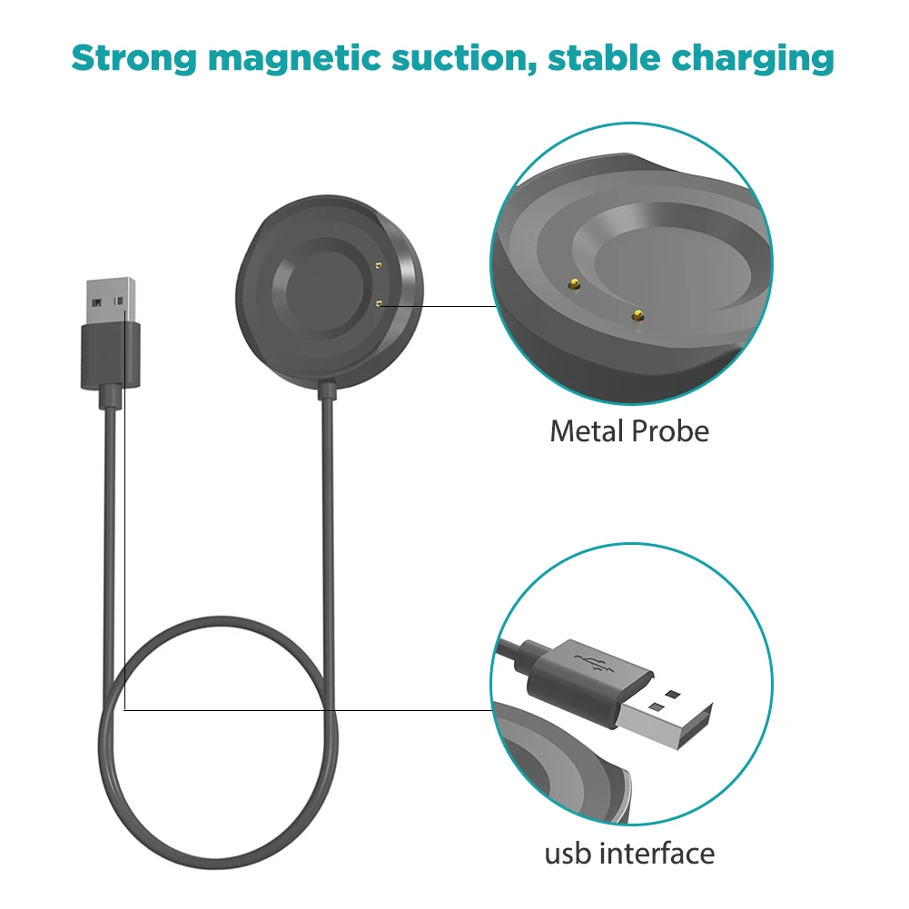 Portable Watch Charger Accessories Smart Watch Charging Pad Fast Charging Charger for Micro Wear SK5/SK7/SK8 Pro