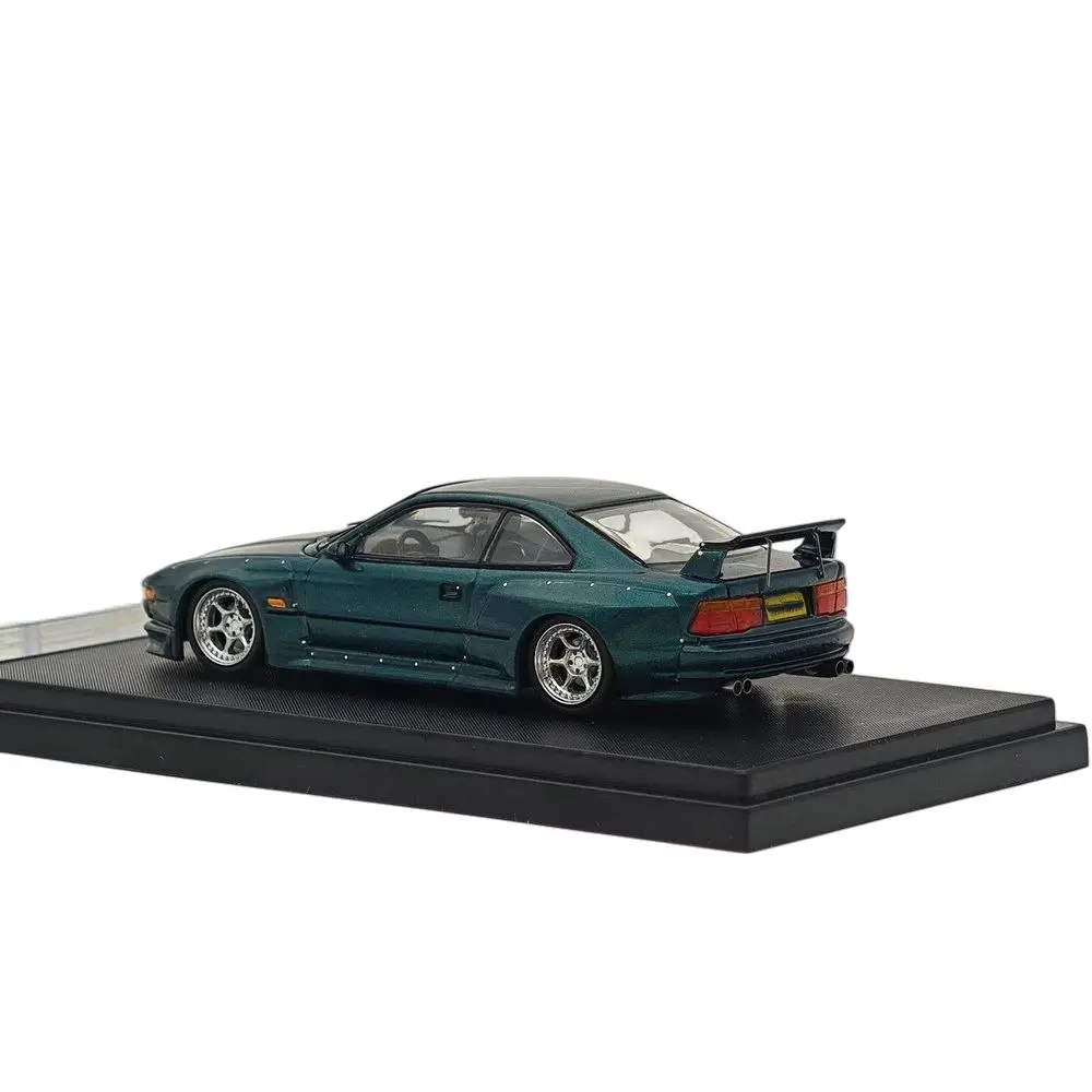 Rhino Model RM 1/64 for 850CSi E31 Coupe WideBody Sport Model Green Diecast Car Miniature Toy Vehicle Models Collection