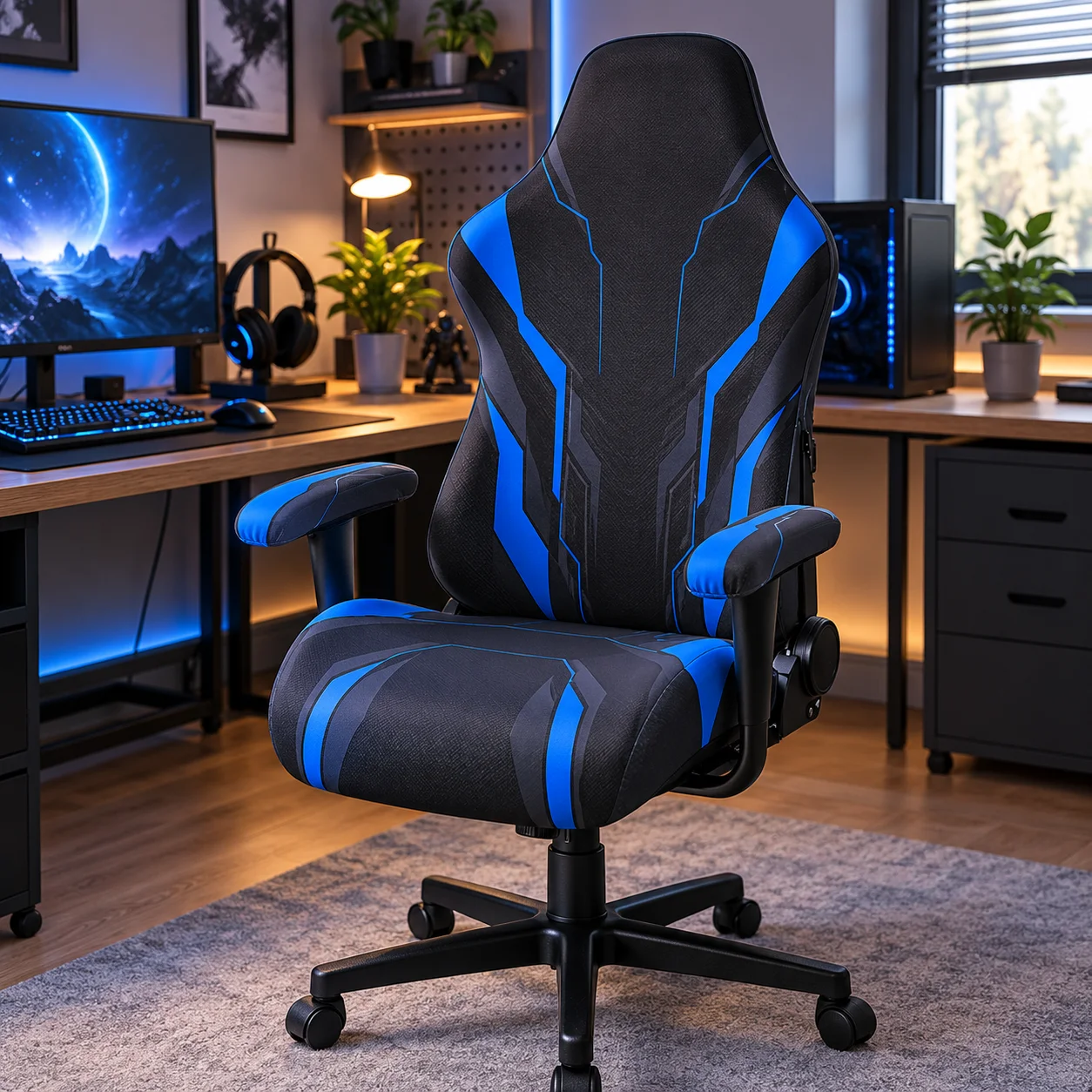 Custom Gaming Chair Cover Set, Personalized Stretch Chair Slipcover with Your Design, Washable Protector for Gamer Room & Office