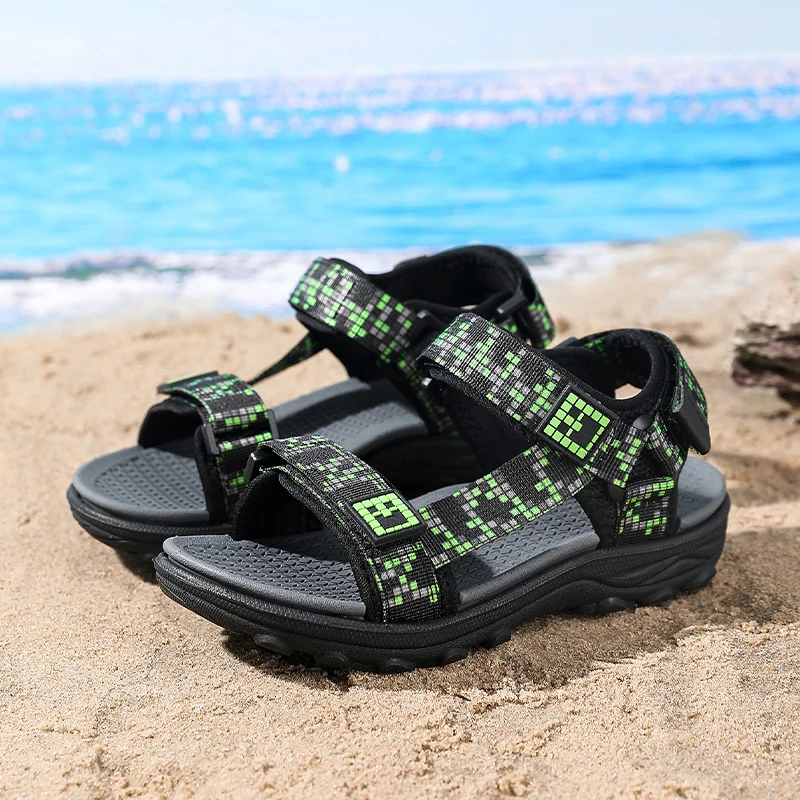 Breathable Kids Walking Sandals Non-Slip Boys&Girls Summer Outdoor Children Beach Shoes Size 31-38