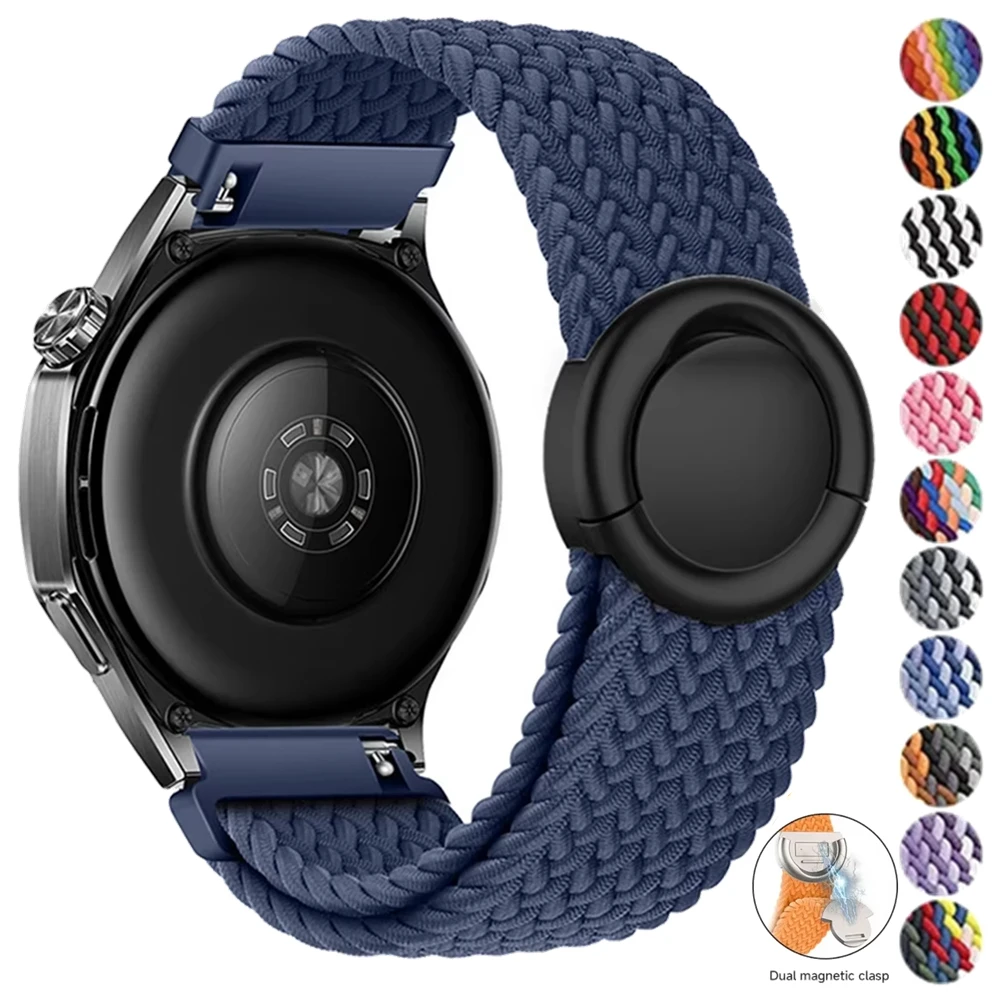 Nylon Magnetic Strap For Amazfit Balance 2/Active/Active 2/GTR 4 3 Bracelet 20 22mm Band For Amazfit Bip 6/5/3/3Pro/GTS 3 4 Mini