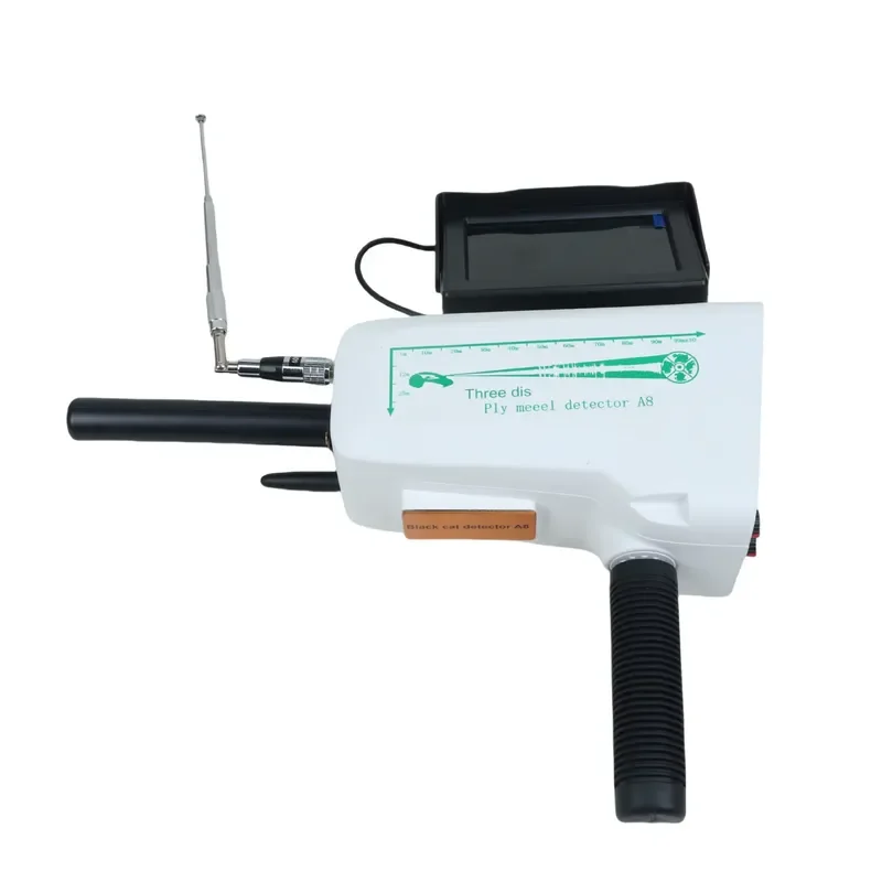 30-Meter-Deep Long-Range Frequency-Scan Underground Metal Detector Model A8 12V Power Precise Localization Gold Silver Copper