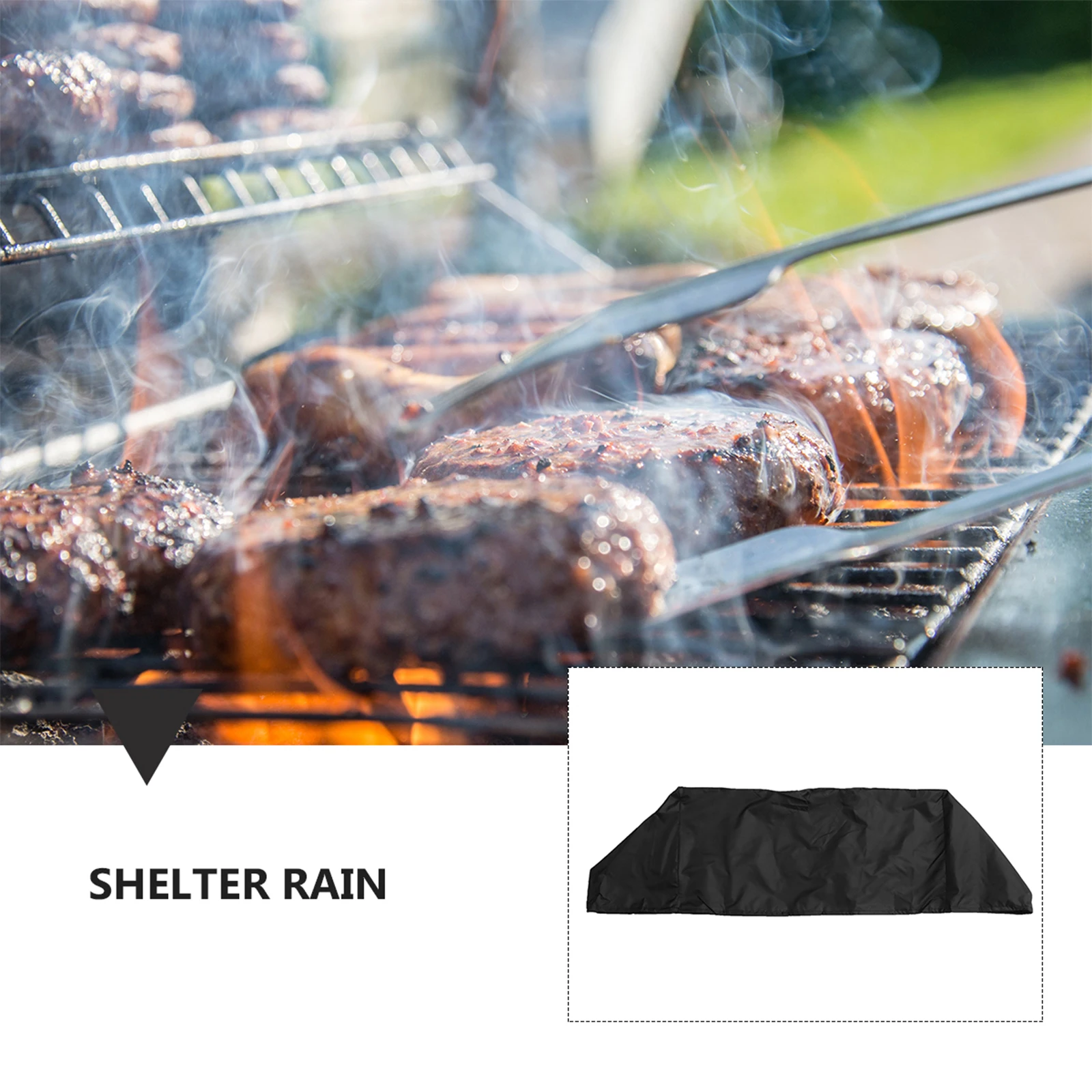 

Heavy Duty Waterproof BBQ Cover Oxford Cloth Durable UV Resistant Windproof Grill Outdoor Storage Friendly Kitchen Barbecue