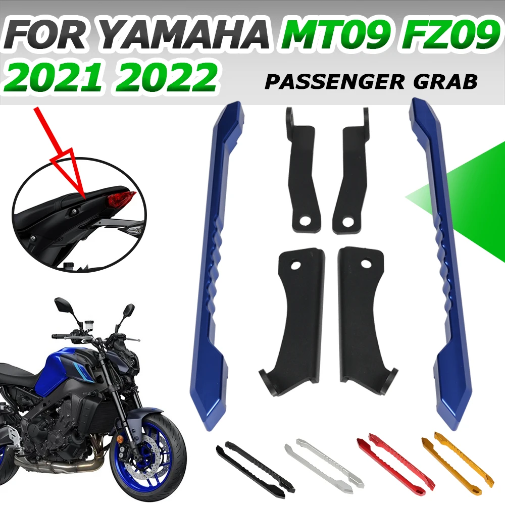 

Motorcycle Rear Passenger Grab Bars Rear Seat Pillion Rail Handle Armrest For YAMAHA MT-09 MT09 FZ09 FZ-09 2021 2022 Accessories